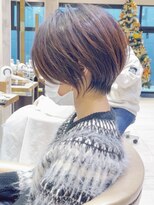 ショートボブ髪型30代40代50代前髪あり前髪無し面長丸顔【西村】