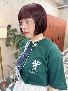 ノエ(noe) くびれヘア/アプリコットオレンジ/ハイライトカラー/栄k70