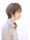 ミルクティーブラウン似合わせショート