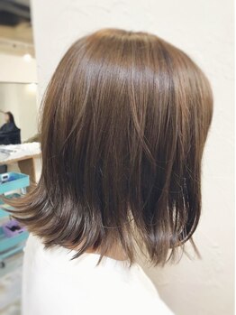 アンジュール (un jour)の写真/【橋本】『カット+リタッチカラー+艶髪Tr（前処理Tr)￥7900』☆その他トリートメント付のメニューも充実♪