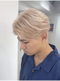 MEN’S HAIR/ブルーブラック/フェザーパーマ/渋谷