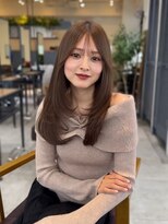 コート 表参道(Cote)&nbsp;美髪レイヤーカット／顔まわりレイヤー／ロングレイヤ 一/前髪