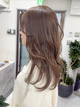 クレット(CLETO) ベージュ×レイヤーカット［スタイリストHONOKA］