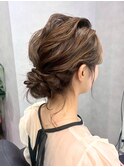 ヘアセット/二次会/波巻きウェーブ