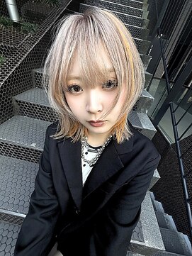 ジルバイジゼル(JILL by GiseL) K_ミルクティーベージュダブルカラーインナーカラーケアブリーチ