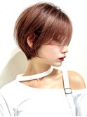 熊本ショート/前髪長めショート/熊本美容室/髪質改善/20代30代