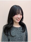 くびれ韓国巻き×アッシュブラウン