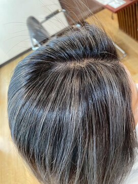 ブリッツ レボ(BLITZ-REVO) 着物ヘア/ダークアッシュ/ミディアムレイヤーカット/柏駅