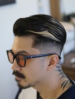 ザチョップショップ キチジョウジ(THE CHOP SHOP KICHIJOJI)&nbsp;オールバックスキンフェードカットシェービング吉祥寺理容室