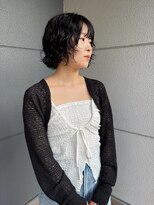 ヘアーアイストゥーレ(HAIR ICI TRE)&nbsp;ボブ　ボブパーマ　レイヤーボブ　ニュアンスパーマ　春ヘア