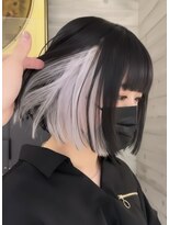 プネル(punel)&nbsp;ホワイトカラー　フェイスフレーミング　ケアブリーチ　原宿