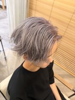 ハイレート 坂戸店(Hairate)&nbsp;透明感アイスグレージュ×ラベンダーシルバー