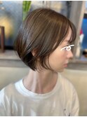 清澄白河美容院yadorigi(ヤドリギ)ショートボブ