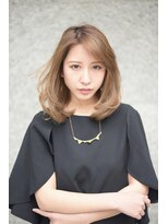 ナナナ パレナ 大津膳所店(nanana parena) 柔らかなJカールで大人ミディヘア【nanana parena】