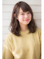 バレイヤージュデジタルパーマショート×ノーブルクラシカルロブ
