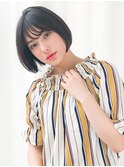 小顔ミニボブ