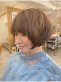 ふんわりショートボブ、