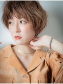 オレンジブラウンルーズヘアショートウルフv浦和10代20代30代