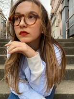 ローウェ 新百合ヶ丘(Louwe)&nbsp;カーキベージュロングトリートメント☆[新百合ヶ丘/新百合ヶ丘駅