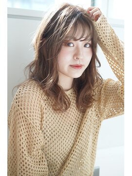 プロデュース 古淵店(Produce) 重めミディアムゆるふわスタイル