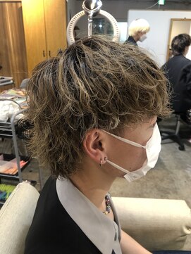 エルオム(EL.HOMME) 【YUKI】無造作パーマ×マッシュウルフ