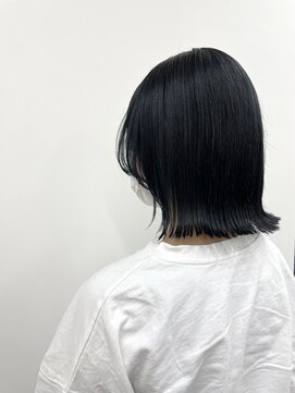 ペスカ 長町南2号店(pesca) ブルーブラック×ウルフバングボブ