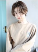 天神【BIRTH】センターパート×大人パーマ束感ショート