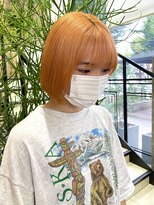 ゼスト 吉祥寺店(ZEST)&nbsp;【初ブリーチでオレンジベージュ】zest吉祥寺　青木桜