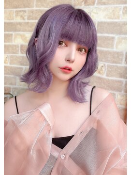 カプセル シンジュク(CAPSULE) ☆CAPSULE☆ラベンダーパープル＆ボブヘア