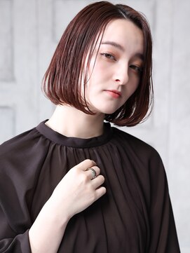 クラッチ 博多(CLUTCH) 大人可愛い小顔美髪ツヤ髪外国人風カラーピンクブラウンA7