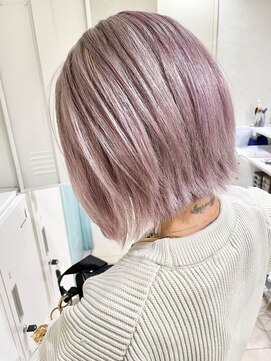 クレア 下北沢(CREA) ホワイトラベンダーカラーボブCREA下北沢