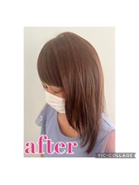 チェルモ 茅ヶ崎(CHELUMO)&nbsp;☆縮毛矯正カラーafter☆