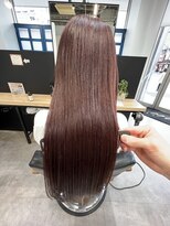 ジーニー 横浜(giinii) 圧倒的艶髪_美髪矯正_ピンクブラウン_渋谷良太