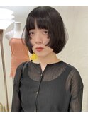 前上がりボブ