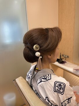 美容室 ルミネ お祭りヘア