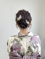 ロットアニバース(lott annibirth)&nbsp;【髪質改善】浴衣に合うシニヨンヘア@SARASA