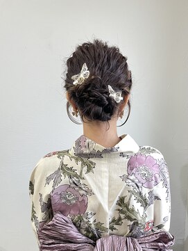 ロットアニバース(lott annibirth) 【髪質改善】浴衣に合うシニヨンヘア@SARASA