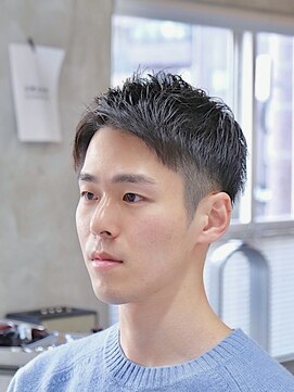 ブランクバーバーショップ(BLANK BARBERSHOP) ナチュラルショートツーブロック【西宮 夙川 苦楽園】