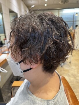 リンネ(Lin'ne) ショートボブ×スパイラルパーマ