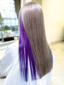 ヴァンクラウドコウベ(VENT CLOUD KOBE) 20代30代インナーカラーアッシュグレージュ透明感ブリーチ