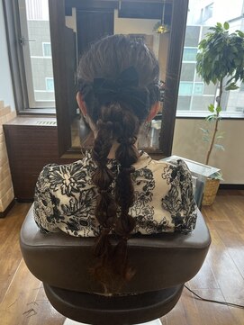 ヘアデザイン ヴォワール(hair & design voir) 編み下ろし