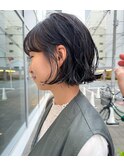 CAF 照下 ボブパーマ カール 大阪 心斎橋美容室
