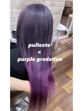 アーチフォーヘア 心斎橋店(a-rch for hair) パープルグラデーション