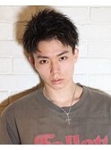 スパイキーアップバングショート