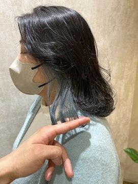 エリス キョウバシ(Eliss) インナーカラー「ターコイズブルー」