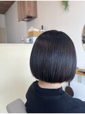 似合わせ×ストレートなリップラインボブ