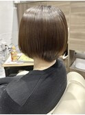 酸性ストレート髪質改善トリートメントショートボブ艶髪都島