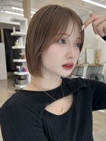 サンド ミュウ 横浜店(sand mieu) ボブディオリーブベージュ髪質改善縮毛矯正フェイスレイヤー