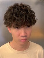 クオンヒール(QUON HEAL) メンズ波巻きスパイラルパーマウェーブミディアム