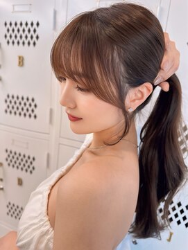クム(kumu) 【kumu】 ロングレイヤー/顔周りカット/くびれ/栄/名古屋